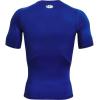 imageUnder Armour Mens HeatGear Compression ShortSleeve TShirtRoyal  White
