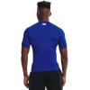 imageUnder Armour Mens HeatGear Compression ShortSleeve TShirtRoyal  White