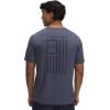 imageUnder Armour Mens New Freedom Flag TShirtDownpour GrayMidnight Navy