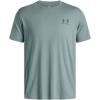 imageUnder Armour Mens Sportstyle Colorblock TShirt323 Serpentine   Jasper Blue