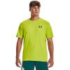 imageUnder Armour Mens Sportstyle Colorblock TShirt324 Velocity  Black  Black