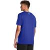 imageUnder Armour Mens Sportstyle Colorblock TShirt406 Royal   Sky Blue