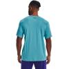imageUnder Armour Mens Sportstyle Colorblock TShirt433 Glacier Blue  Black  Black