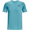 imageUnder Armour Mens Sportstyle Colorblock TShirt433 Glacier Blue  Black  Black