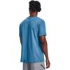imageUnder Armour Mens Sportstyle Colorblock TShirt466 Cosmic Blue   Black
