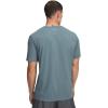 imageUnder Armour Mens Sportstyle Colorblock TShirt587 Jasper Blue   Serpentine