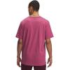 imageUnder Armour Mens Sportstyle Colorblock TShirt659 Fuchsia Dusk   Dark Maroon