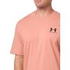 imageUnder Armour Mens Sportstyle Colorblock TShirt697 Canyon Pink   Black