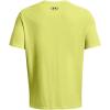 imageUnder Armour Mens Sportstyle Colorblock TShirt743 Lime Yellow   Black