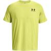 imageUnder Armour Mens Sportstyle Colorblock TShirt743 Lime Yellow   Black