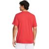 imageUnder Armour Mens Sportstyle Colorblock TShirt814 Red Solstice   Red