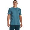 imageUnder Armour Mens Sportstyle Colorblock TShirtBlue Flannel 597Black