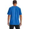 imageUnder Armour Mens Sportstyle Colorblock TShirtBrilliant Blue 787Black