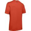 imageUnder Armour Mens Sportstyle Colorblock TShirtRich Orange 830Mechanic Blue