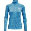 imageUnder Armour Mens Tech 14 Zip Top419 Capri  Fuse Teal  Metallic Silver