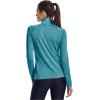 imageUnder Armour Mens Tech 14 Zip Top433 Glacier Blue  White  Metallic Silver