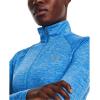 imageUnder Armour Mens Tech 14 Zip Top464 Water  White  Metallic Silver