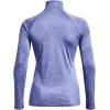 imageUnder Armour Mens Tech 14 Zip Top495 Baja Blue  White  Metallic Silver