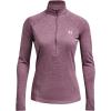 imageUnder Armour Mens Tech 14 Zip Top500 Misty Purple  Fresh Orchid  Metallic Silver