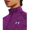 imageUnder Armour Mens Tech 14 Zip Top514 Rivalry  Strobe  Metallic Silver