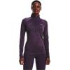 imageUnder Armour Mens Tech 14 Zip Top541 Tux Purple  Retro Purple  Metallic Silver