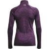 imageUnder Armour Mens Tech 14 Zip Top541 Tux Purple  Retro Purple  Metallic Silver