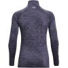 imageUnder Armour Mens Tech 14 Zip Top558 Tempered Steel  Aurora Purple  Metallic Silver