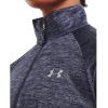 imageUnder Armour Mens Tech 14 Zip Top558 Tempered Steel  Aurora Purple  Metallic Silver