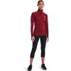 imageUnder Armour Mens Tech 14 Zip Top690 Chestnut Red  Radio Red  Metallic Silver