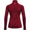 imageUnder Armour Mens Tech 14 Zip Top690 Chestnut Red  Radio Red  Metallic Silver