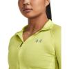 imageUnder Armour Mens Tech 14 Zip Top743 Lime Yellow  White  Metallic Silver