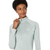 imageUnder Armour Mens Tech 14 Zip Top781 Opal Green  White  Metallic Silver