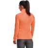 imageUnder Armour Mens Tech 14 Zip Top866 Orange Blast  Orange Tropic  Metallic Silver