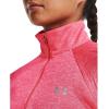 imageUnder Armour Mens Tech 14 Zip TopCerise 653Metallic Silver