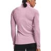 imageUnder Armour Mens Tech 14 Zip TopMauve Pink 698Metallic Silver