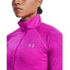 imageUnder Armour Mens Tech 14 Zip TopMeteor Pink 660Metallic Silver