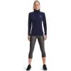 imageUnder Armour Mens Tech 14 Zip TopMidnight Navy 410Metallic Silver