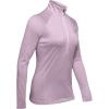 imageUnder Armour Mens Tech 14 Zip TopPink Fog 694Metallic Silver
