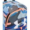imageUnder Armour UnisexAdult Hustle Sport Backpack 433 Tech BlueTech BlueWhite One Size Fits All018 Black   White