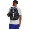 imageUnder Armour UnisexAdult Hustle Sport Backpack 433 Tech BlueTech BlueWhite One Size Fits All019 Black  Black  White