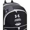 imageUnder Armour UnisexAdult Hustle Sport Backpack 433 Tech BlueTech BlueWhite One Size Fits All019 Black  Black  White