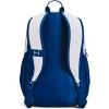 imageUnder Armour UnisexAdult Hustle Sport Backpack 433 Tech BlueTech BlueWhite One Size Fits All101 White  Varsity Blue  Blizzard