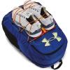 imageUnder Armour UnisexAdult Hustle Sport Backpack 433 Tech BlueTech BlueWhite One Size Fits All434 Tech Blue  Black  Retro Green