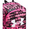 imageUnder Armour UnisexAdult Hustle Sport Backpack 433 Tech BlueTech BlueWhite One Size Fits All682 Fluo Pink  Black  White