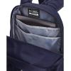 imageUnder Armour UnisexAdult Hustle Sport Backpack 433 Tech BlueTech BlueWhite One Size Fits AllMidnight Navy 410Metallic Silver
