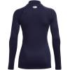 imageUnder Armour Womens ColdGear Authentics Mock NeckMidnight Navy 410White