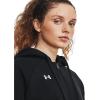 imageUnder Armour Womens Rival Fleece Full Zip Hoodie001 Black   White