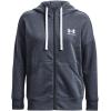 imageUnder Armour Womens Rival Fleece Full Zip Hoodie044 Downpour Gray  White  White