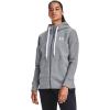imageUnder Armour Womens Rival Fleece Full Zip HoodieSteel Medium Heather 035White