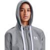 imageUnder Armour Womens Rival Fleece Full Zip HoodieSteel Medium Heather 035White
